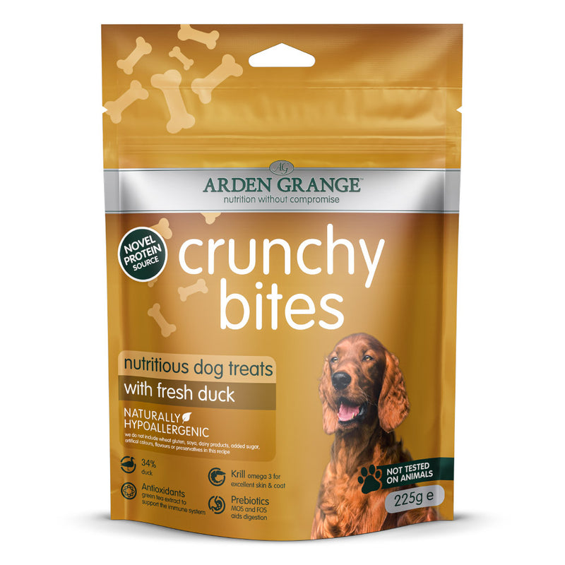 Arden Grange Crunchy Bites Dog Treat with Duck
