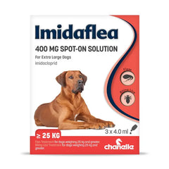 Imidaflea Spot-on Solution for Extra Large Dogs >25kg 3 Pack