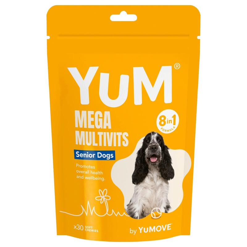 Yum Mega Multivits for Senior Dogs 30 Pack