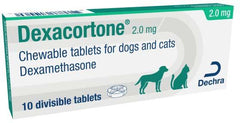 Dexacortone Chewable Tablets for Dogs & Cats