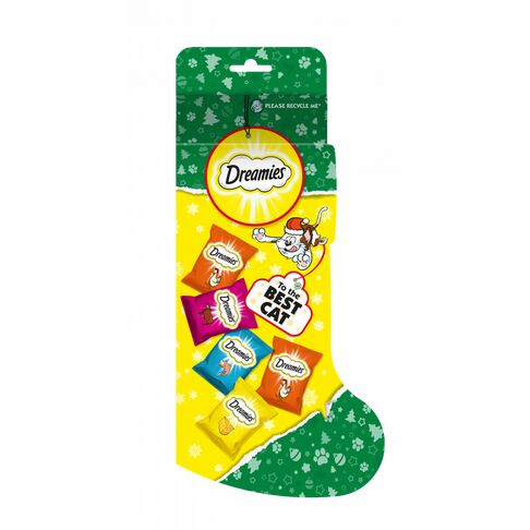 Dreamies Cat Christmas Stocking