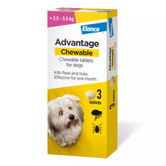 Advantage Chewable Tablets for Dogs
