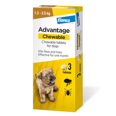 Advantage Chewable Tablets for Dogs