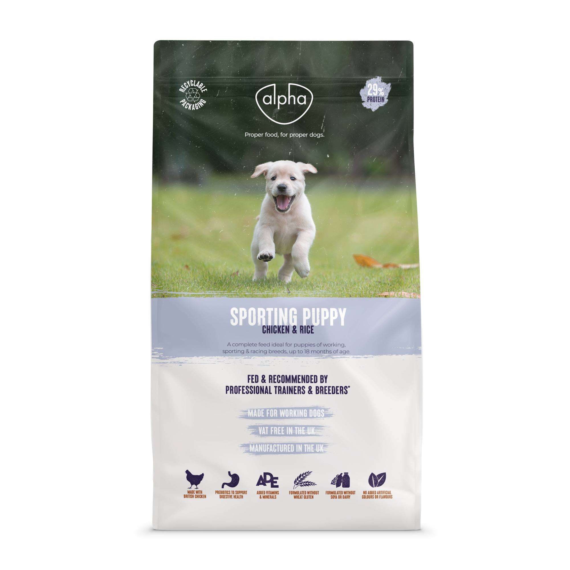 Alpha Sporting Puppy Dry Dog Food 15kg PetCounter