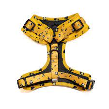 Long Paws Dog Harness Mustard Panda
