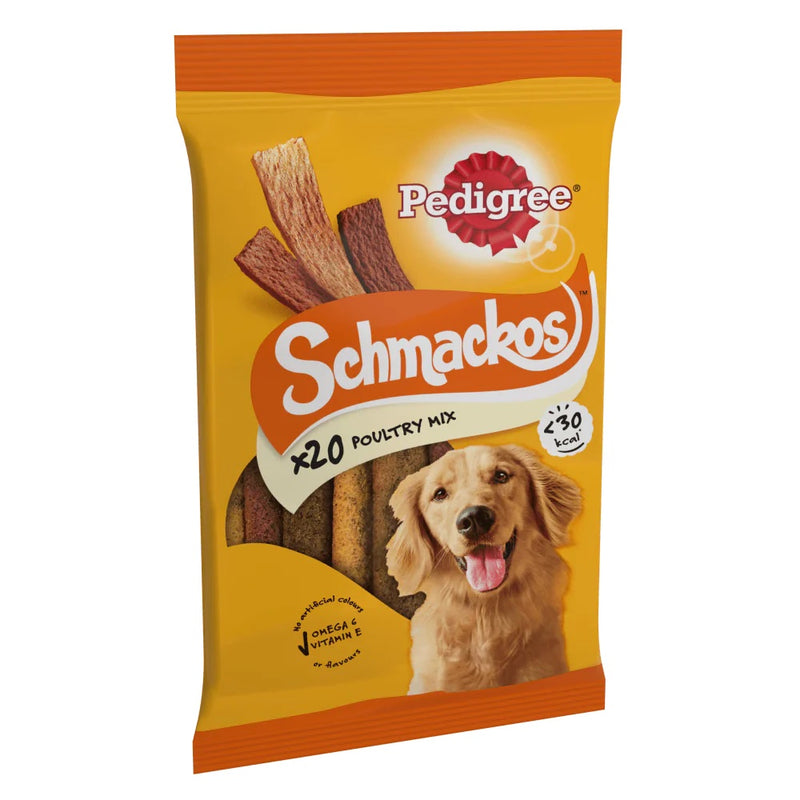 Pedigree Schmackos Dog Treats with Poultry