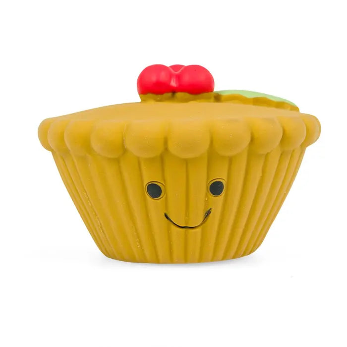 Petface Misha Mince Pie Latex Christmas Dog Toy