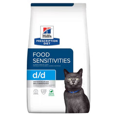 Hills d/d Food Sensitivities Duck & Green Pea Dry Cat Food
