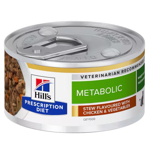 Hills Metabolic Weight Management Wet Stew Cat Food