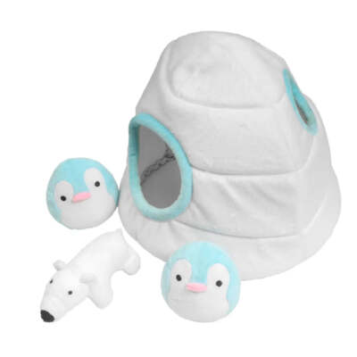 Pet Brands Festive Hide And Seek Igloo Cat Toy