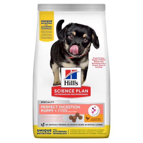 Hills Science Plan Perfect Digestion Medium Breed Dry Puppy Food