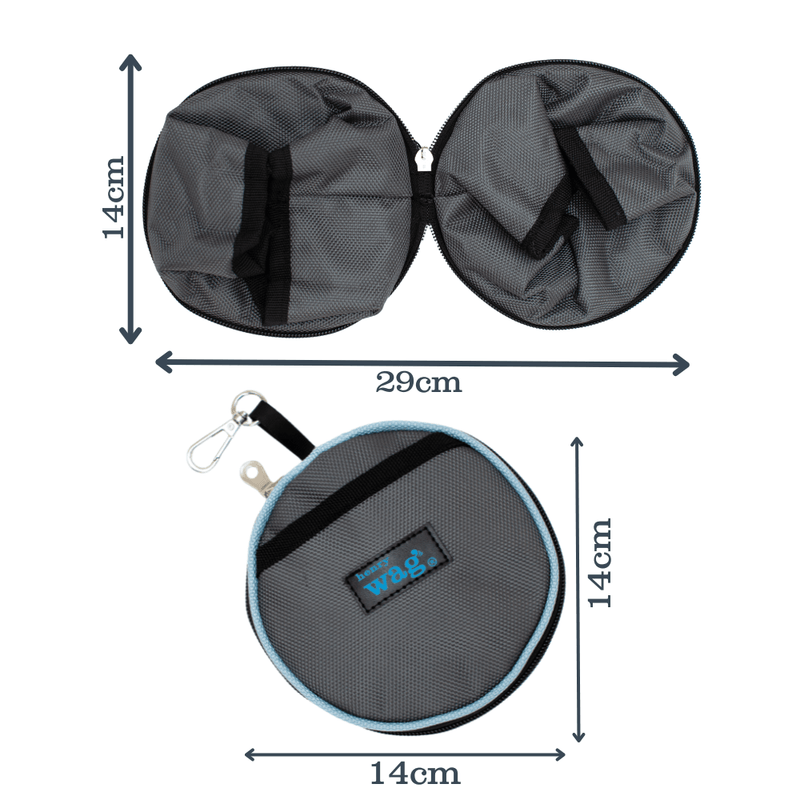 Henry Wag Foldable Pet Travel Bowl Set