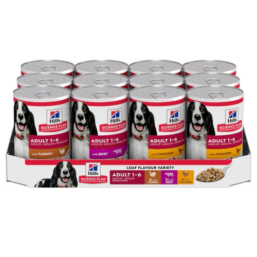Hills Science Plan Adult Wet Dog Food Variety Pack