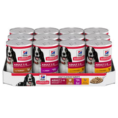 Hills Science Plan Adult Wet Dog Food Variety Pack