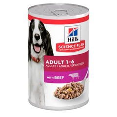 Hills Science Plan Adult Wet Dog Food with Beef