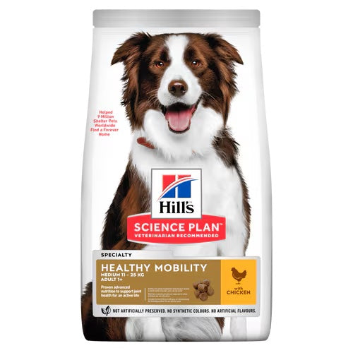 Hills Science Plan Healthy Mobility Adult Medium Breed Dry Dog Food