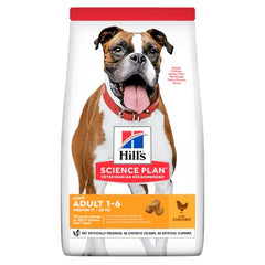 Hills Science Plan Adult Medium Breed Light Dry Dog Food