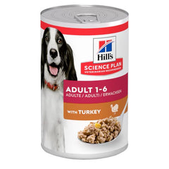 Hills Science Plan Adult Wet Dog Food with Turkey