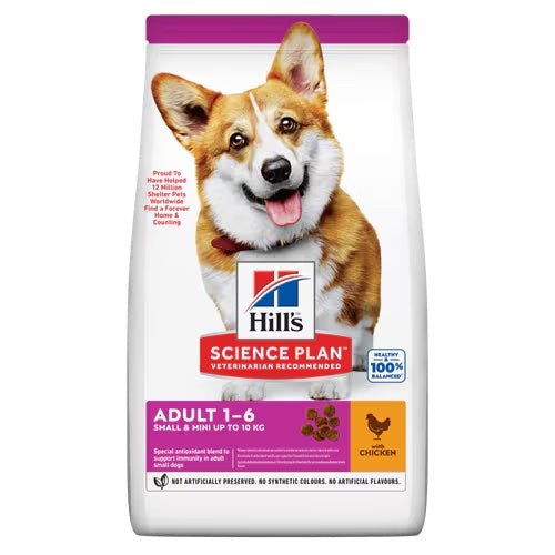 Hills Science Plan Adult Small & Mini Dry Dog Food with Chicken