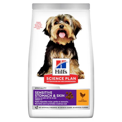 Hills Science Plan Sensitive Stomach & Skin Small & Mini Breed Dry Dog Food