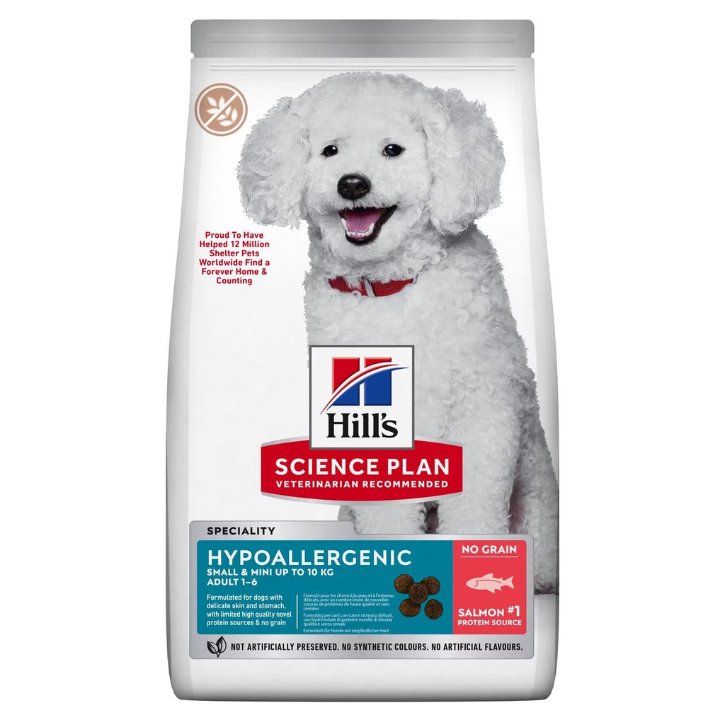 Hills Science Plan Hypoallergenic Small & Mini Dog Dry Food with Salmo ...