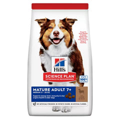 Hills Science Plan Mature Adult Medium Breed Dry Dog Food with Lamb & Rice