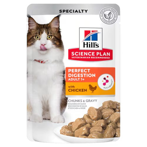 Hills Science Plan Perfect Digestion Wet Cat Food with Chicken