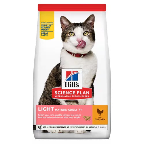 Hills Science Plan Light Mature Dry Cat Food Chicken