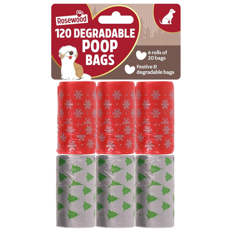 Rosewood Festive Poop Bags