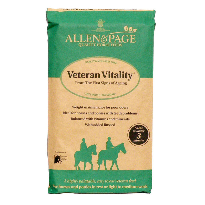 Allen & Page Veteran Vitality Horse Feed 20kg