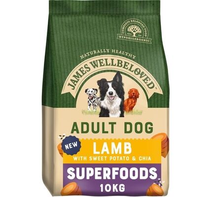James Wellbeloved Superfoods Lamb, Sweet Potato & Chia Adult Dog Food