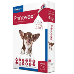 Prinovox 40 Small Dog <4kg (4 Pipettes)