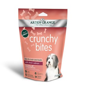 Arden Grange Crunchy Bites Dog Treats with Salmon