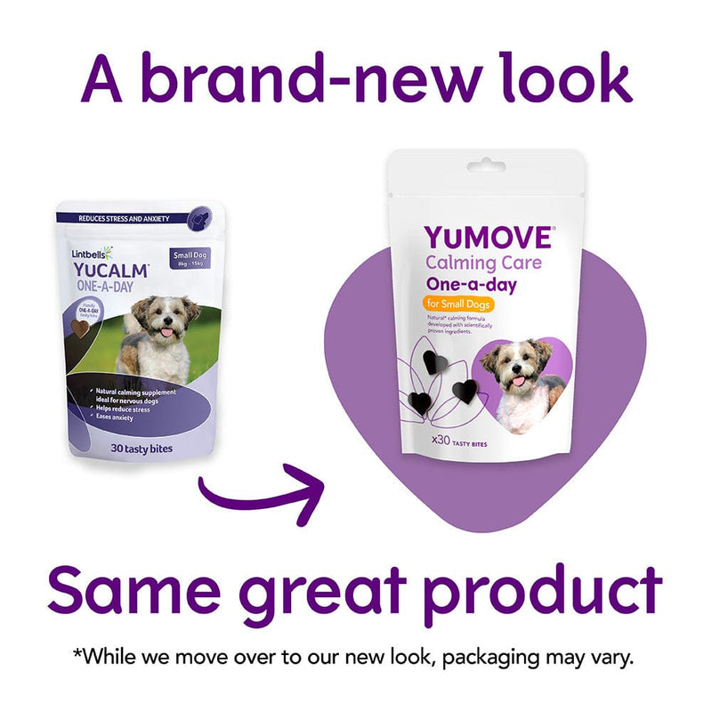 Yumove Calming Care One-A-Day Chews for Small Dogs 8kg-15kg (Yucalm)