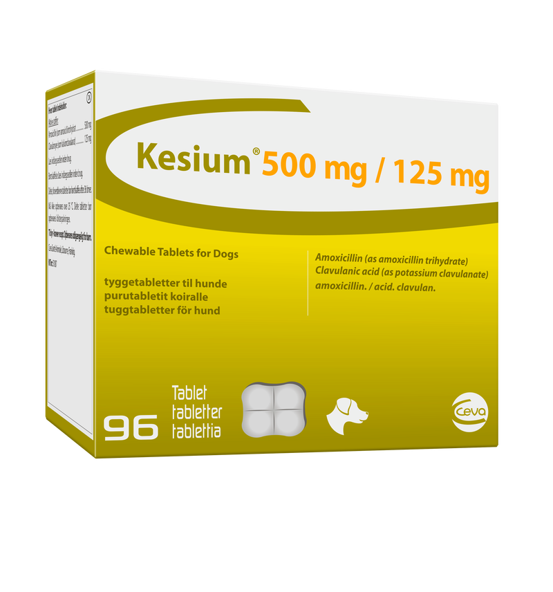 Kesium Tablets for Dogs 500mg/125mg (625mg)