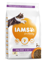 Iams for Vitality Kitten Food with Chicken