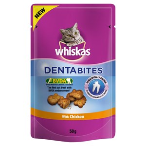 Whiskas Dentabites Chicken 50g