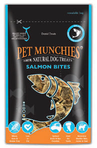 Pet Munchies Salmon Bites Dog Treats 90g