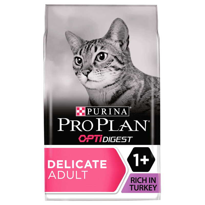 Purina Pro Plan Cat Optidigest Delicate Adult Dry Food with Turkey