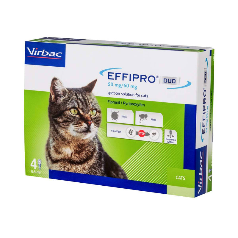 Effipro Duo Spot On for Cats 4 Pack