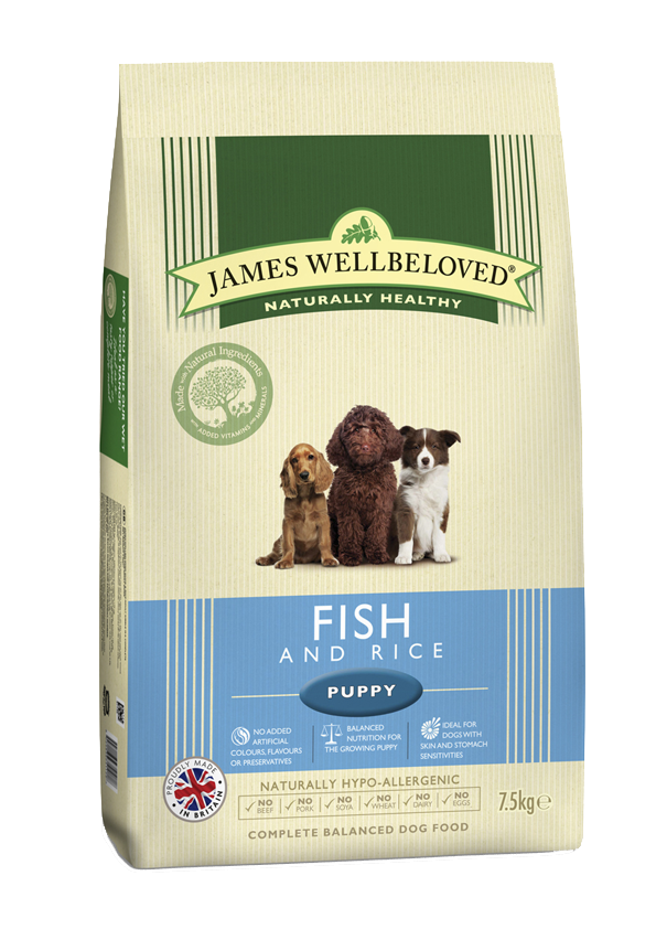 James Wellbeloved Puppy Ocean Fish