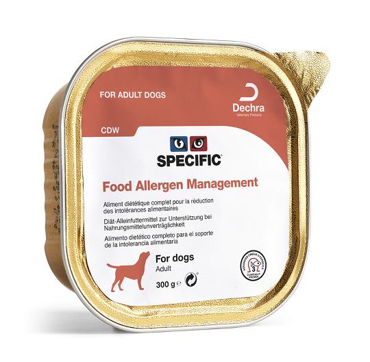 Dechra Specific Canine CDW Food Allergen Management Wet Tray