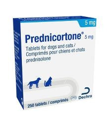 Prednicortone Tablets for Dogs and Cats 5mg