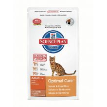 Hills Science Plan Feline Adult Optimal Care with Lamb