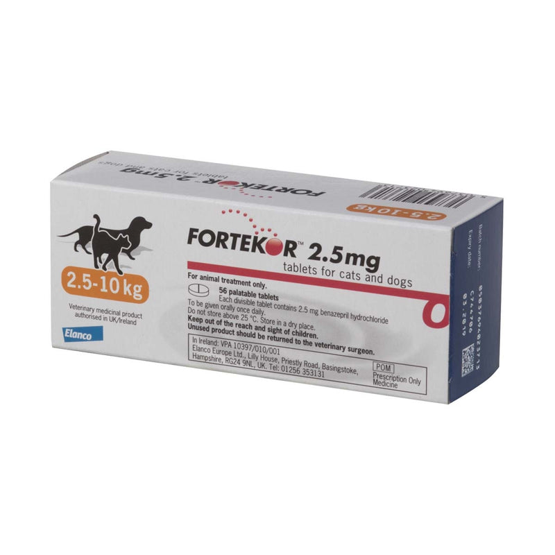 Fortekor Tablets for Cats & Dogs 2.5mg