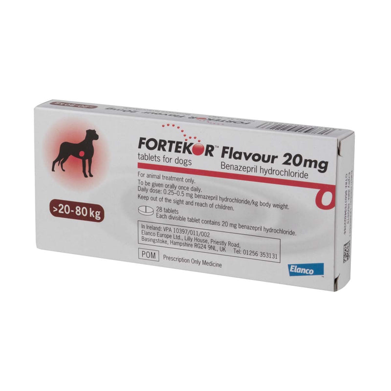 Fortekor Flavour Tablets for Dogs 20mg