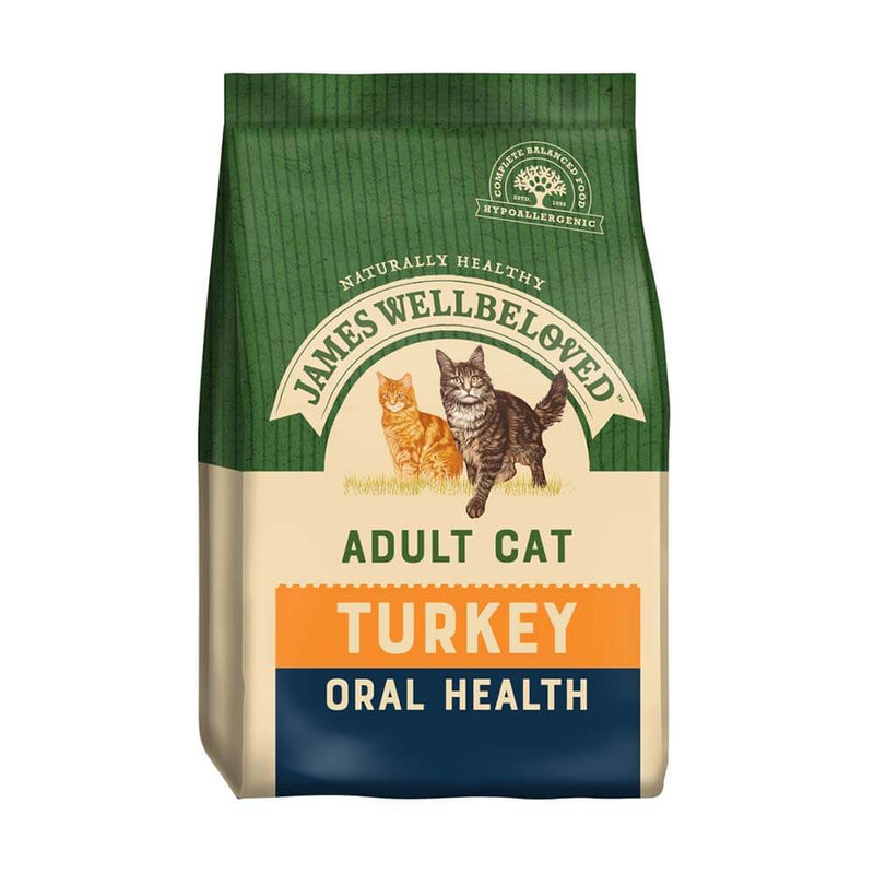 James Wellbeloved Turkey & Rice Oral Health Cat Dry Food