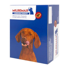 Milbemax Chewable Tablets Dogs >5kg 12.5mg/125mg