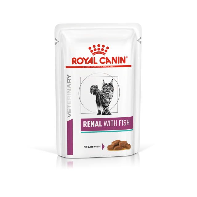 Royal Canin Renal Feline Wet Pouch with Fish