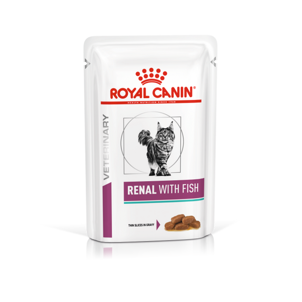 Royal Canin Renal Feline Wet Pouch with Fish